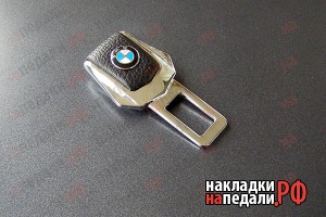 Заглушка замка ремня безопасности BMW (кожа)