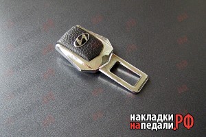 Заглушка замка ремня безопасности Hyundai  (кожа)