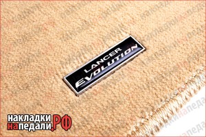 Эмблемы на коврики Lancer EVO