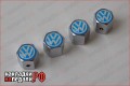 Колпачки на ниппели Volkswagen (синие, с секреткой)