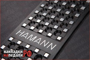 Накладки на педали Hamann Black BMW X3