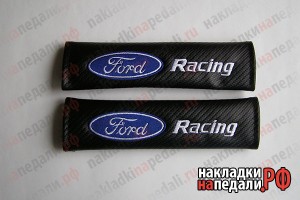 Накладки на ремни Ford Racing (карбон)