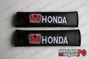 Накладки на ремни Honda (карбон)