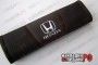 Накладки на ремни с перфорацией Honda (черные)