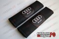 Накладки на ремни с перфорацией Audi (черные)HX-002-LB