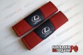 Накладки на ремни с перфорацией Lexus (красные)HX-014-LR