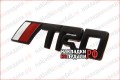 Шильдик металлический TRD (черный)VIS-MS012
